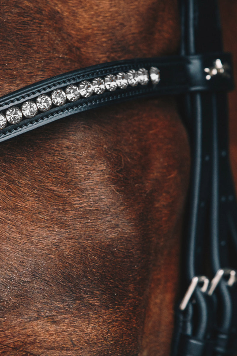 Schockemohle Diamond Select Browband Black/Grey