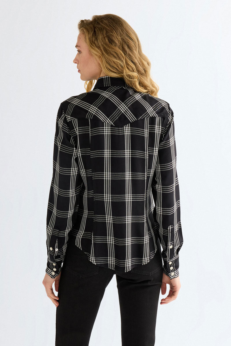 Wrangler Western Shirt Black 
