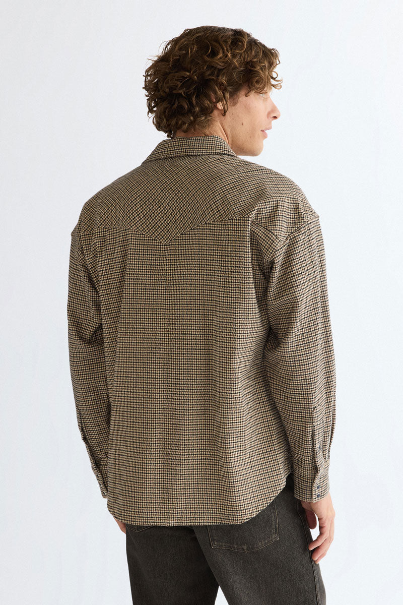 Wrangler Men's Western Shirt Mojave Heather