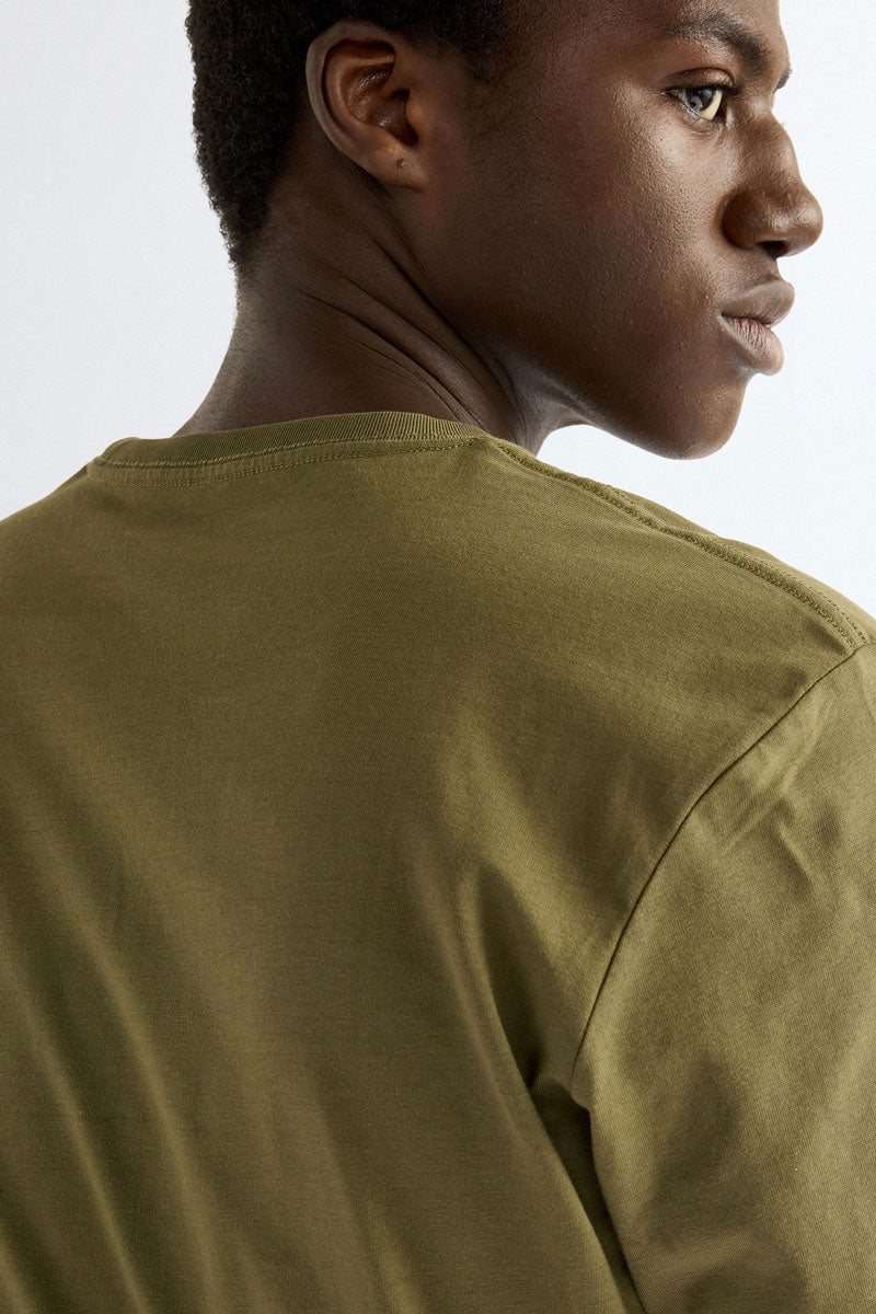 Wrangler Men's Small Graphic Tee Olive Night 