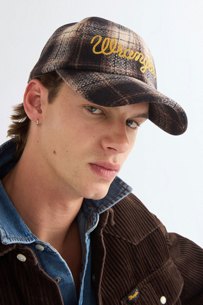 Wrangler Men's Rope Logo Cap Chocolate Torte