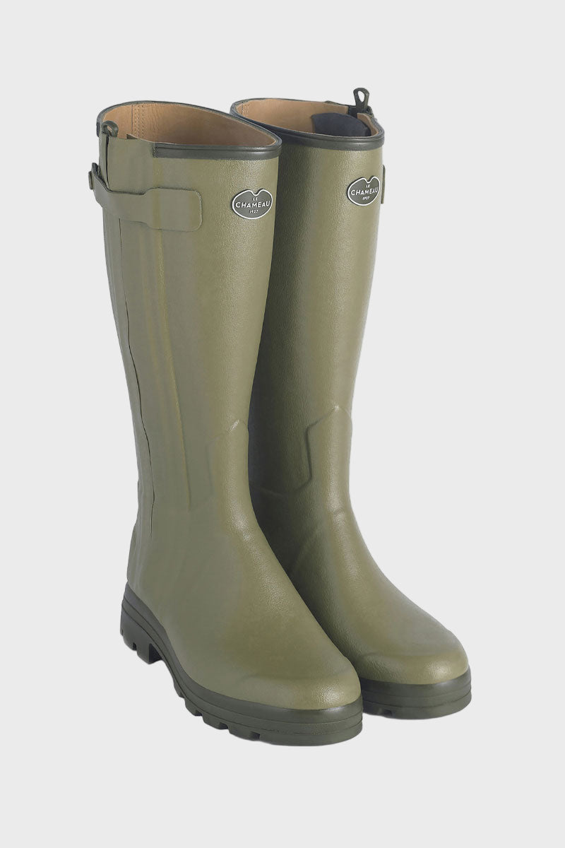 Le Chameau Women's Chasseur Leather Liner Boot