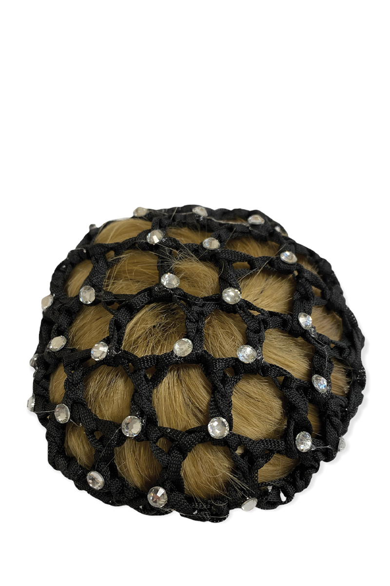 Equetech Crystal Bun Net - Black