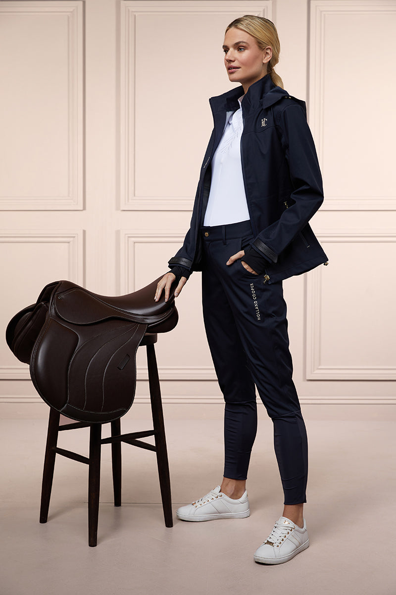 Holland Cooper Riding Shell Jacket Ink Navy