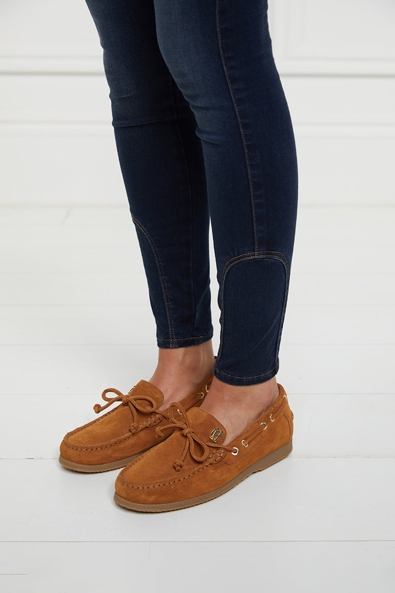 Holland Cooper Deck Shoe Tan