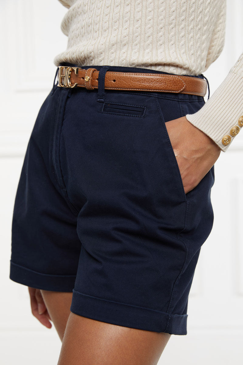 Holland Cooper Arnesby Chino Shorts Ink Navy