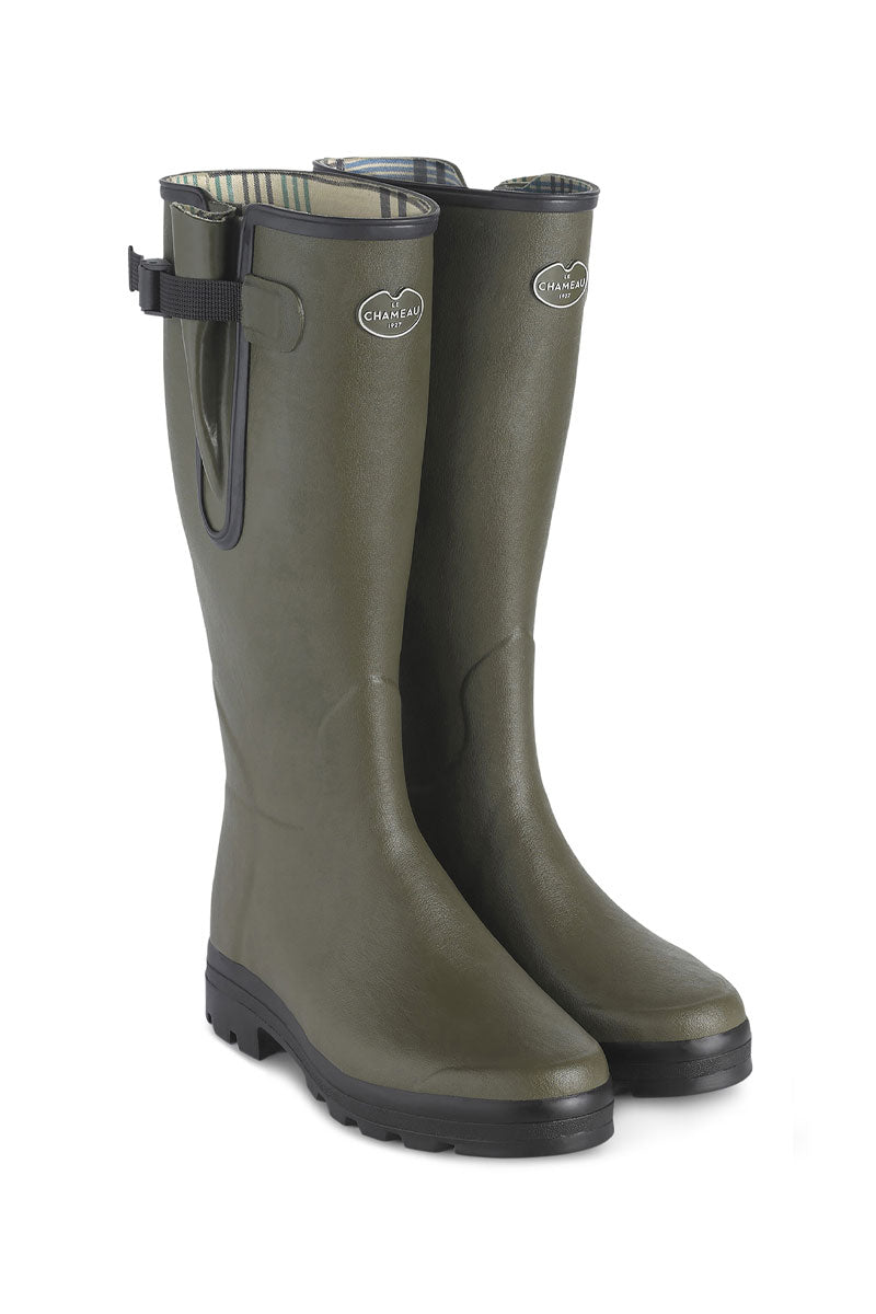 Le Chameau Men's Vierzon Jersey Lined Boot Vert Chameau