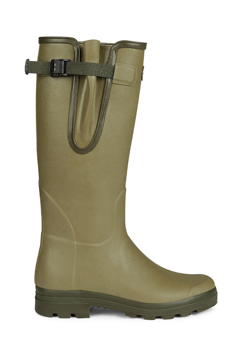 Le Chameau Men's Vierzon Jersey Lined Boot Vert Vierzon 