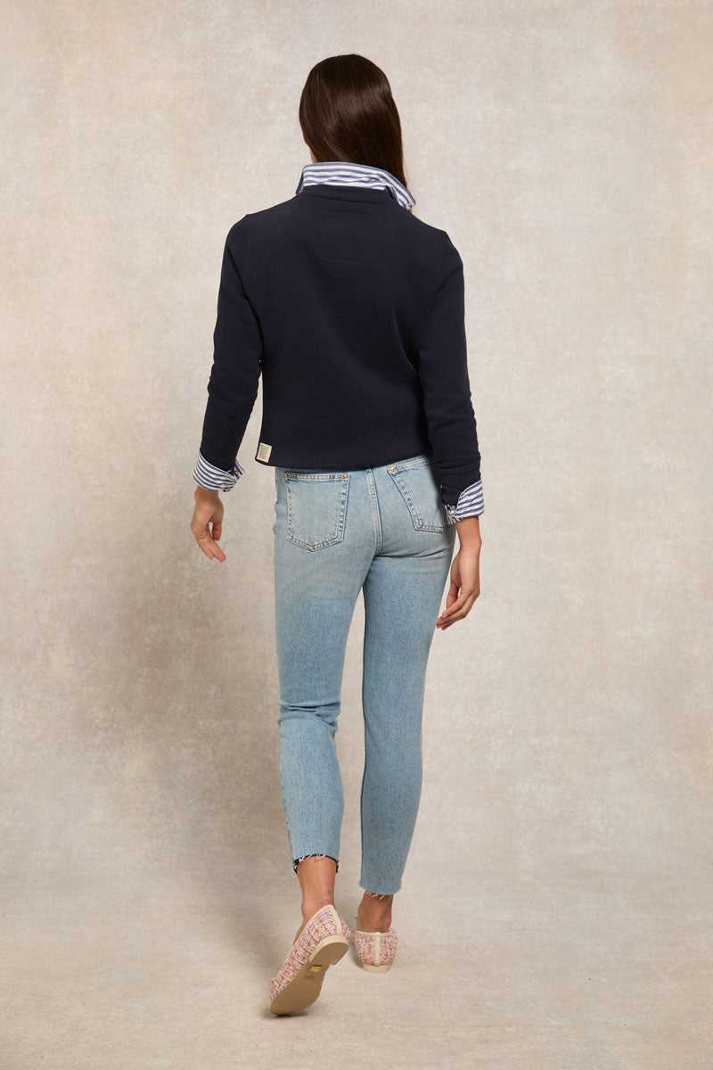 Holland Cooper Varsity Crew Ink Navy