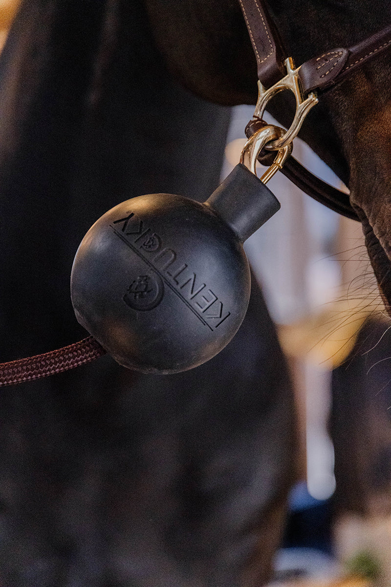 Kentucky Horsewear Rubber Ball Wall & Lead Protector Grey