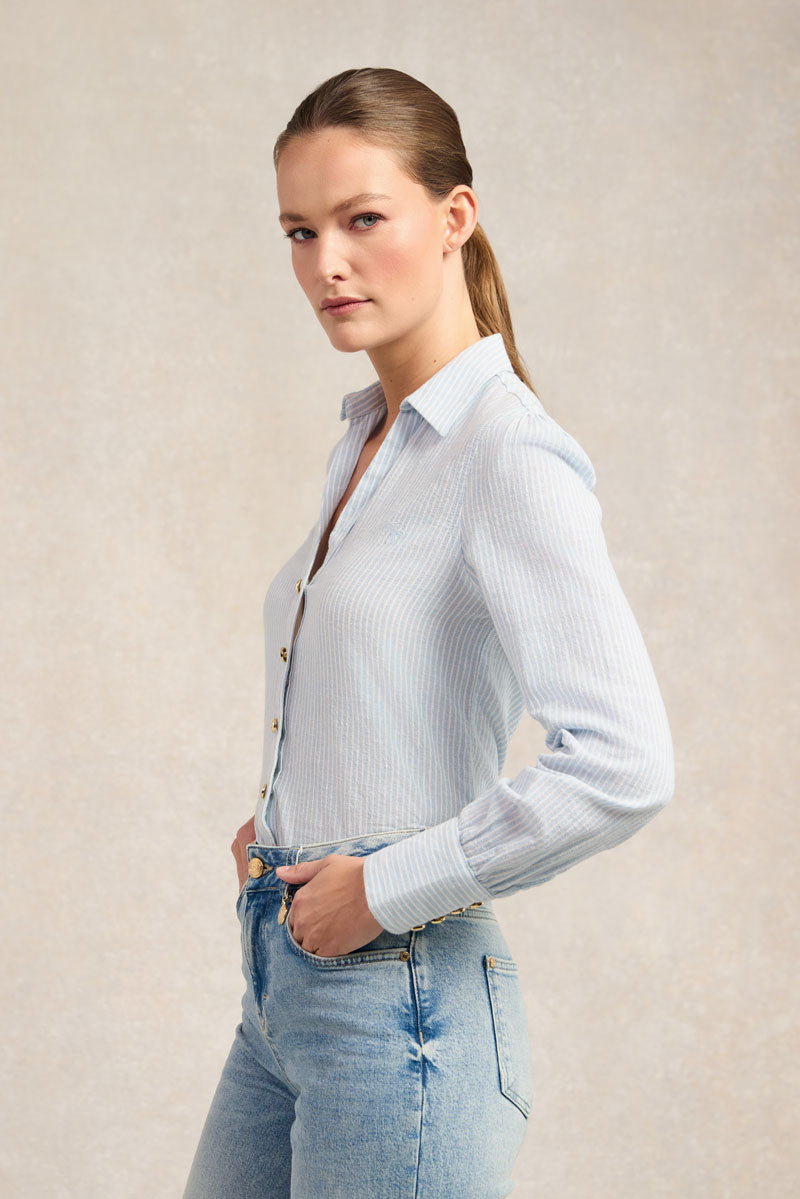 Holland Cooper Classic V-Neck Blouse