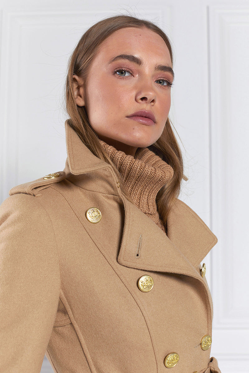 Holland Cooper Marlborough Trench Coat Camel