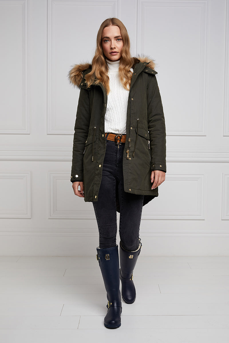 Holland Cooper Sherpa Lined Regency Wellington Matte Navy