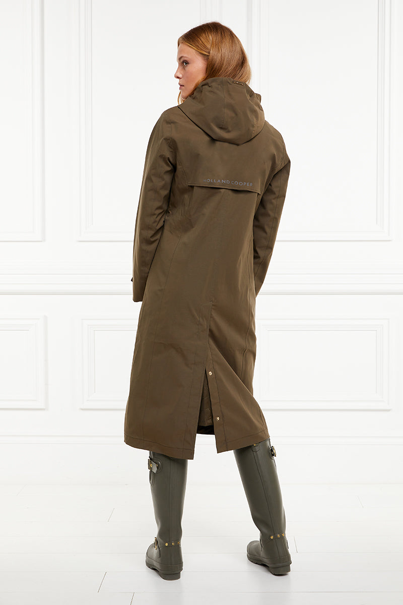 Holland Cooper Folgate Rain Coat Soft Khaki