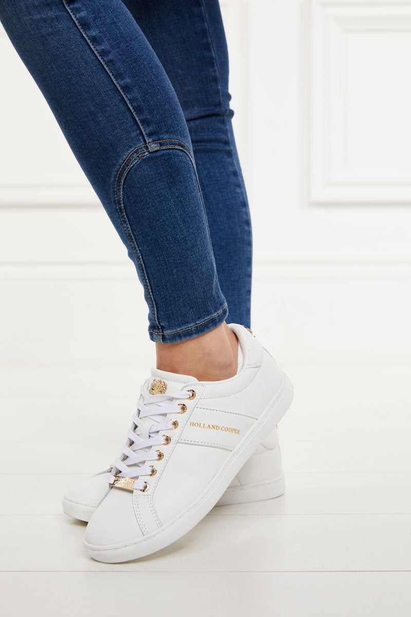 Holland Cooper Knightsbridge Court Trainer White