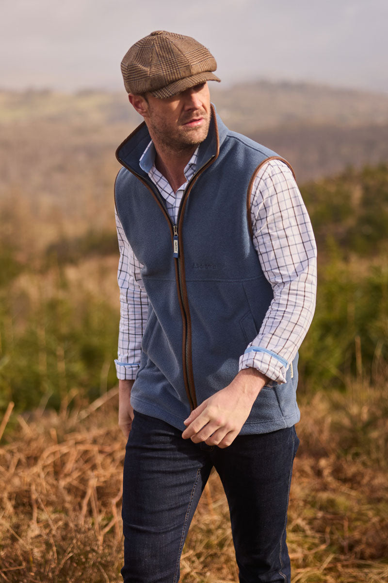 Schoffel Men's Baconsthorpe Tailored Shirt Mountain Blue 