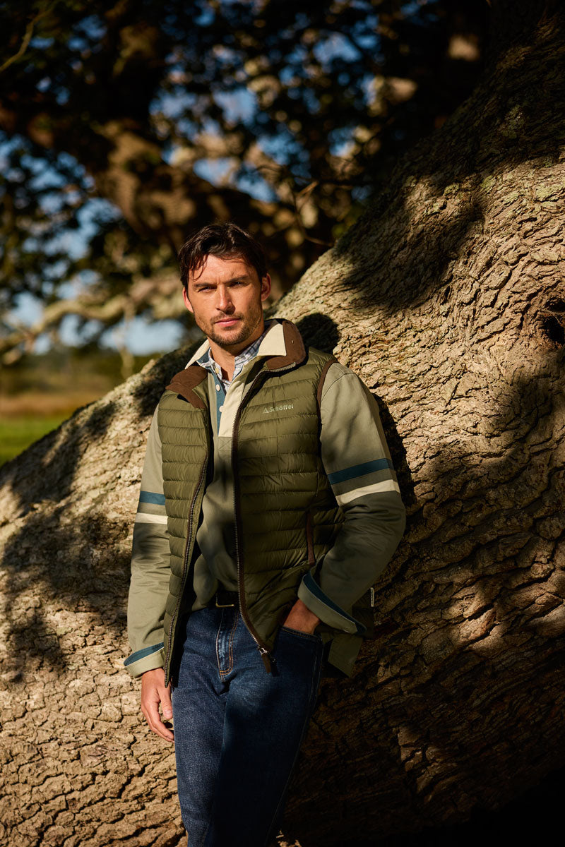 Schoffel Men's Truro Deck Shirt Agave Green