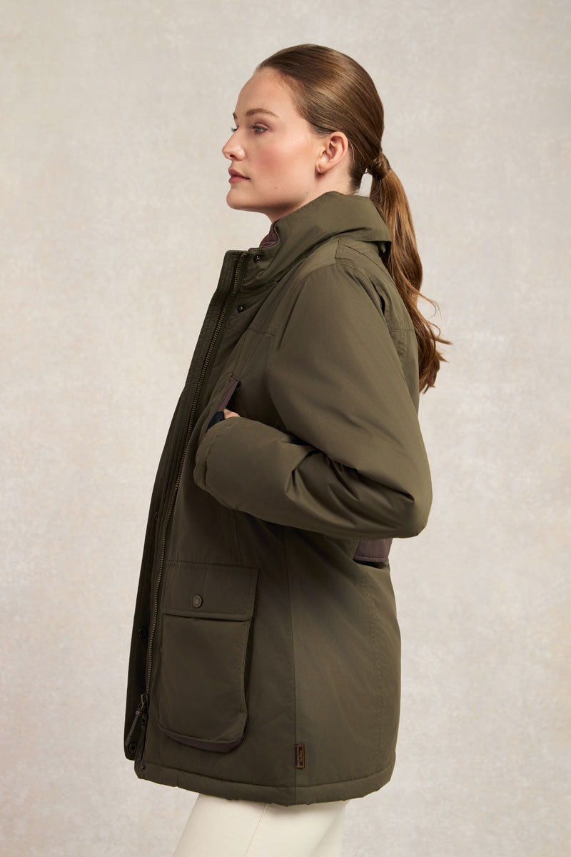 Holland Cooper Stamford Coat Khaki