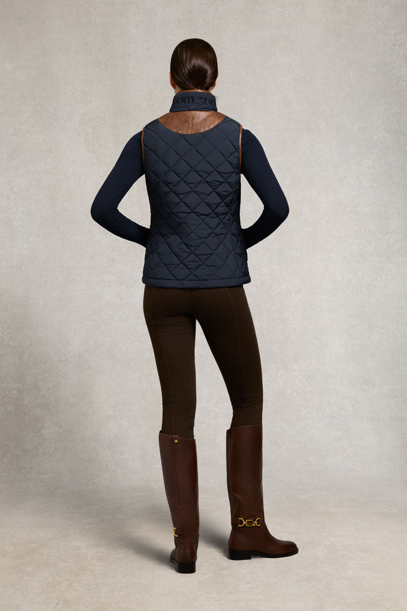 Holland Cooper Lightweight Country Gilet Ink Navy