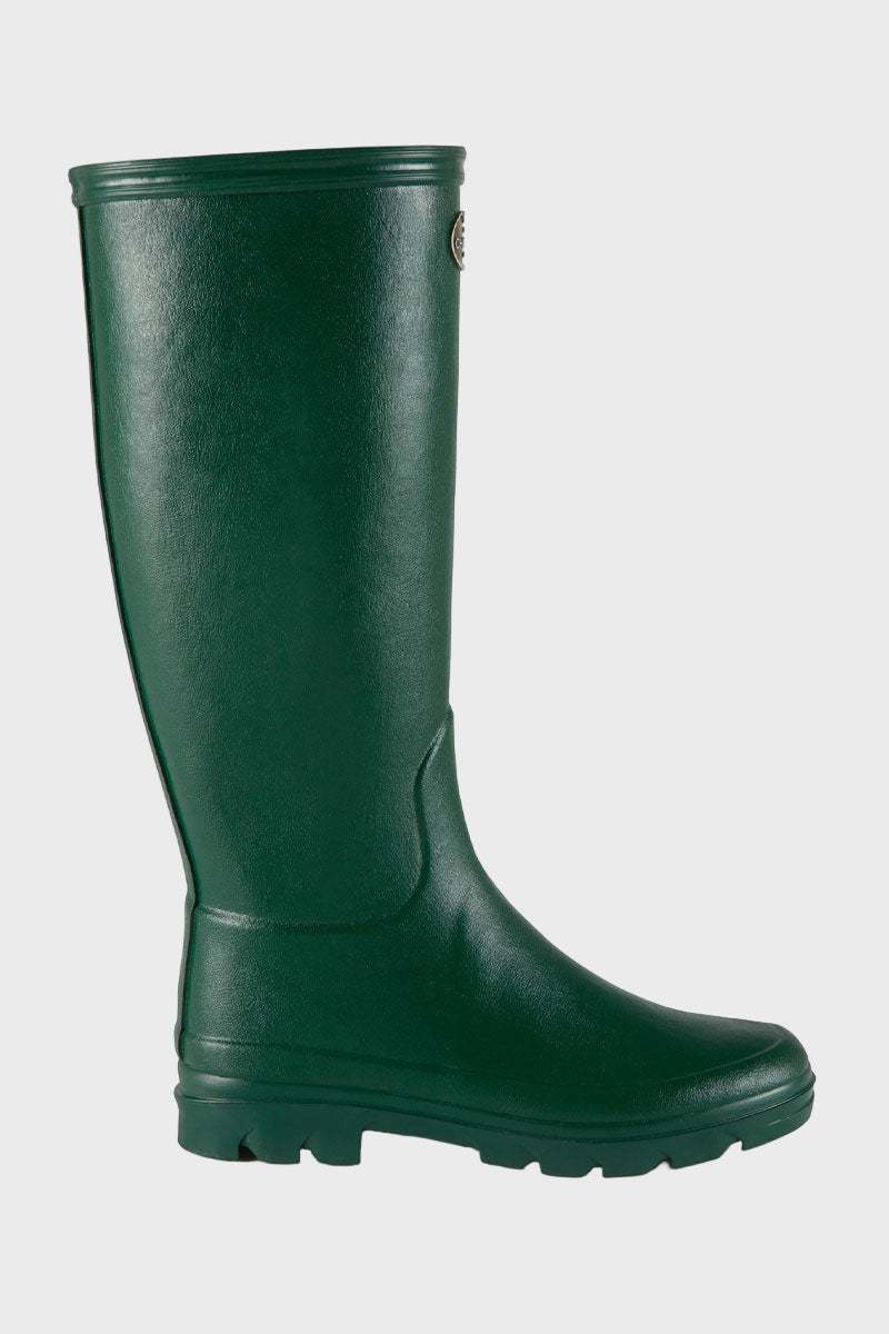 Le Chameau Iris Jersey Lined Boot Vert Fonce