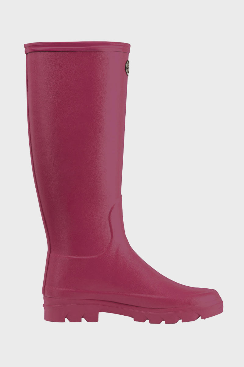 Le Chameau Iris Jersey Lined Boot Rose