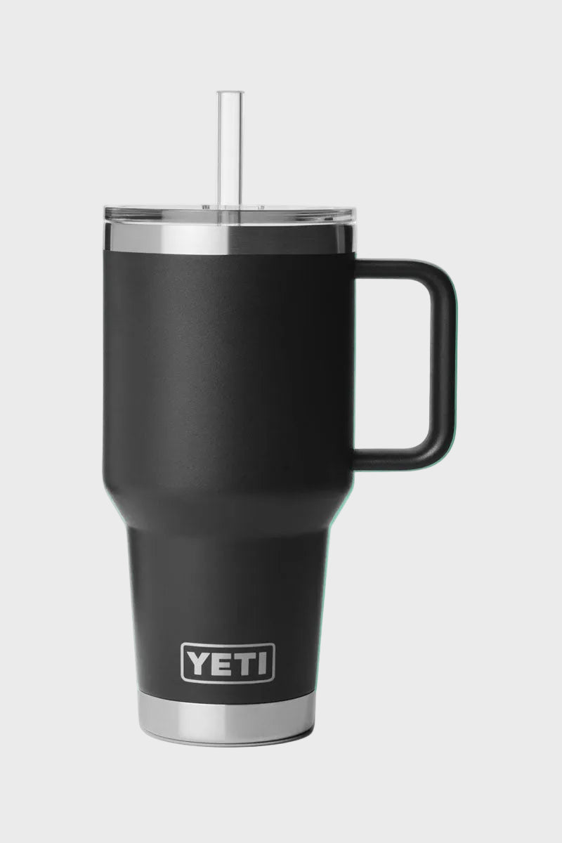 YETI Rambler 35oz Straw Mug with Straw Lid Black