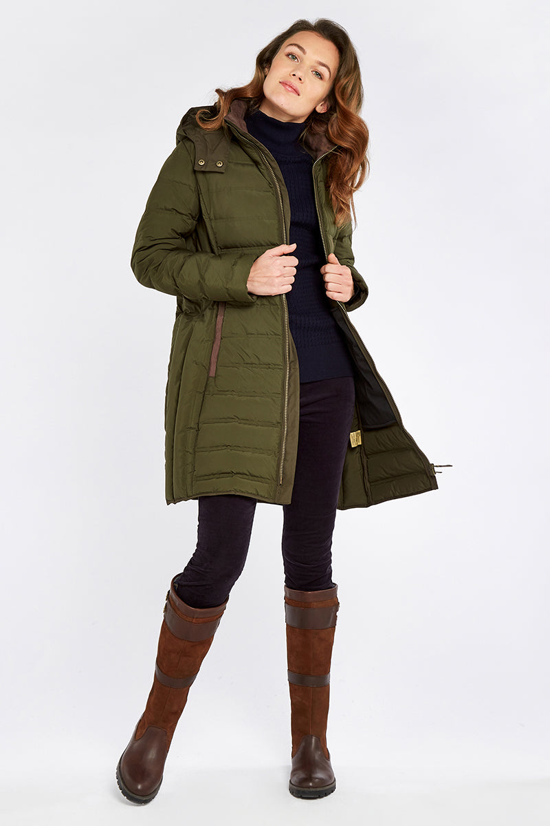 Dubarry Ballybrophy Coat Olive