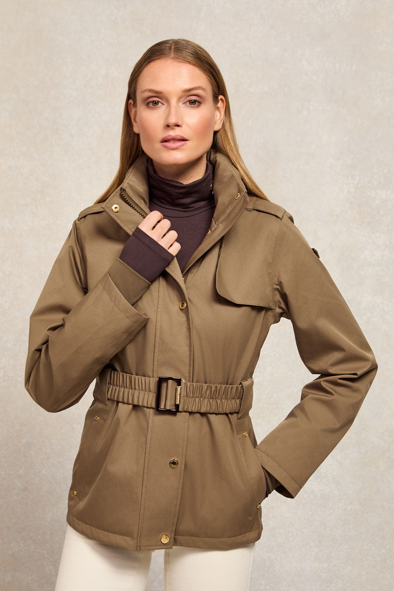 Holland Cooper Rosedale Waterproof Jacket Mink