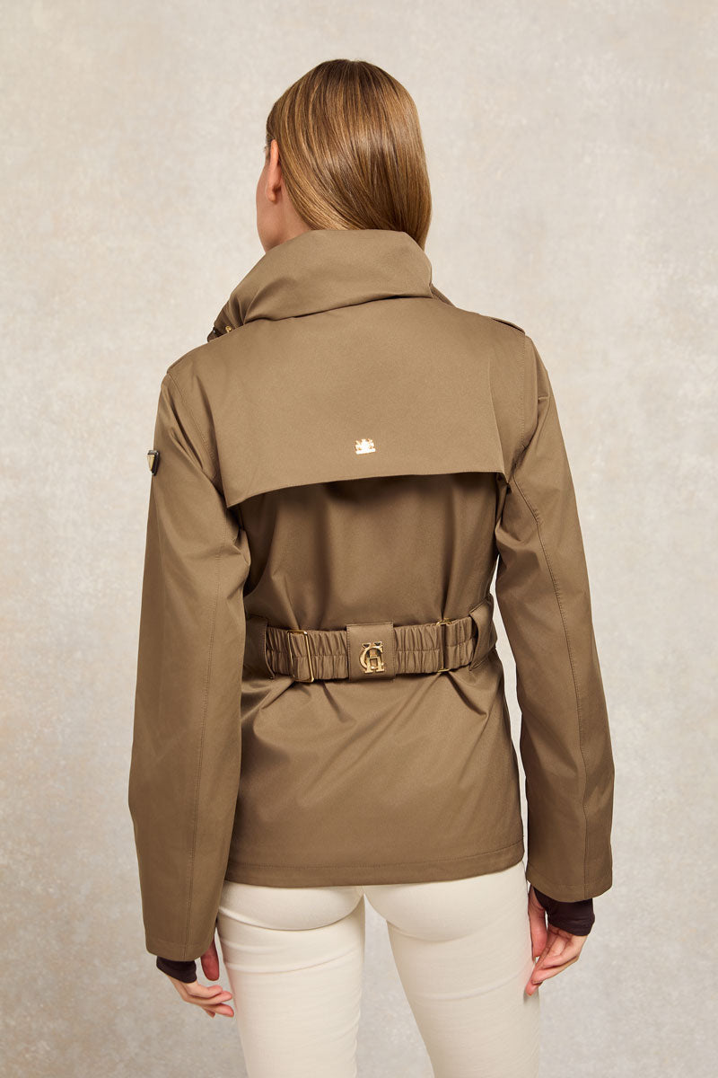 Holland Cooper Rosedale Waterproof Jacket Mink