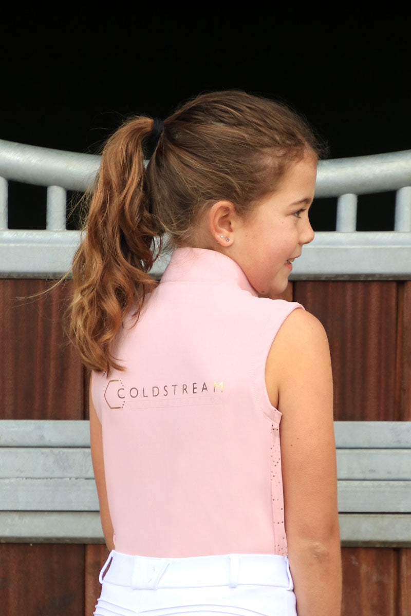 Coldstream Next Generation Cranshaws Sleeveless Base Layer Blush Pink 