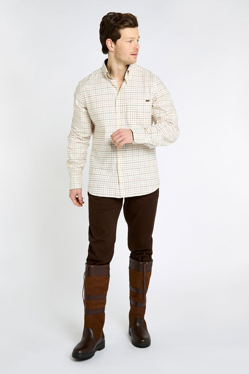 Dubarry Men's Drumcar Tattersall Check Shirt Elk