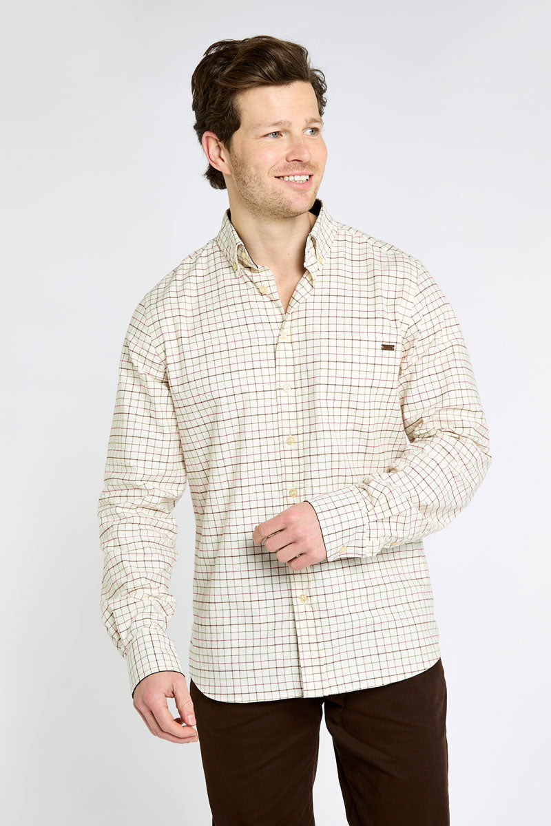 Dubarry Men's Drumcar Tattersall Check Shirt Elk