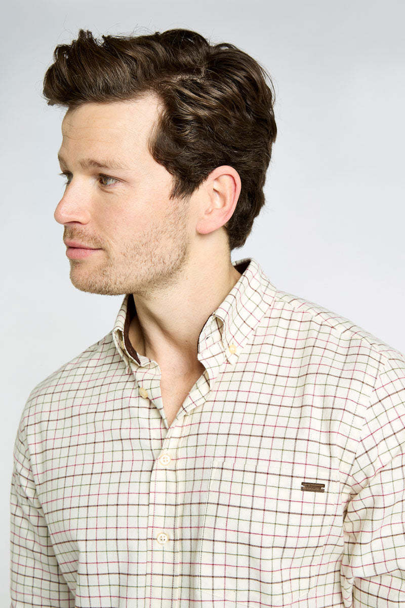 Dubarry Men's Drumcar Tattersall Check Shirt Elk