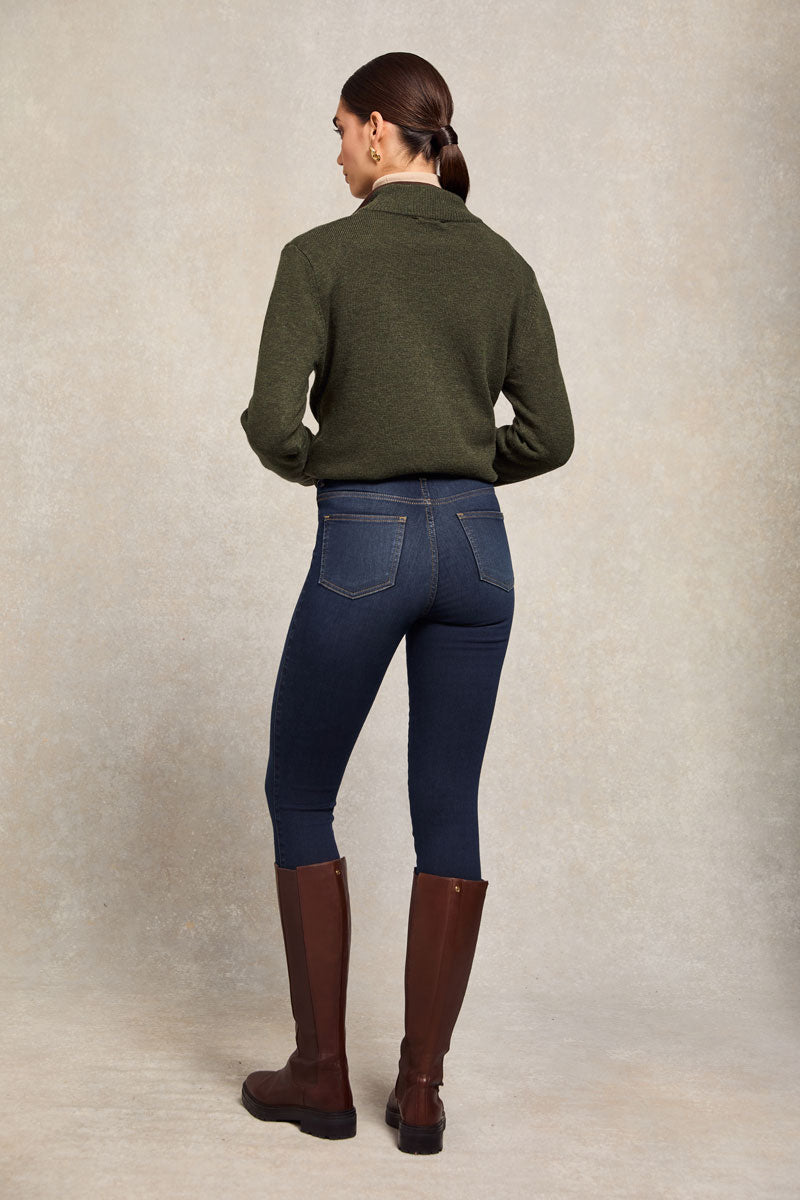 Holland Cooper Classic Skinny Jean Deep Indigo