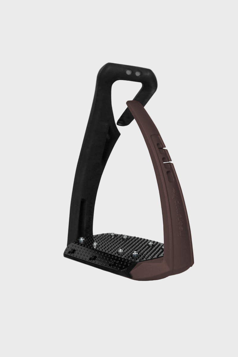 Freejump Soft'Up Pro+ Stirrups - Black/Chocolate