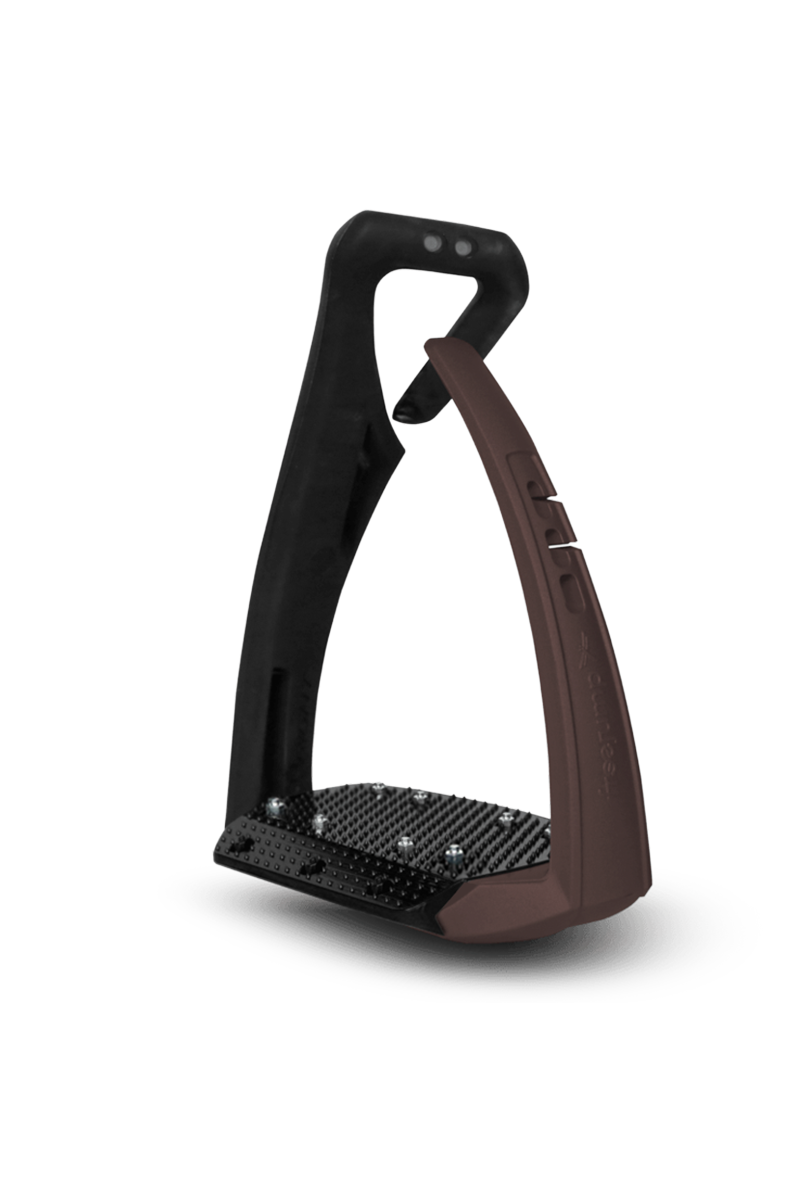 Freejump Soft'Up Pro+ Stirrups - Black/Chocolate