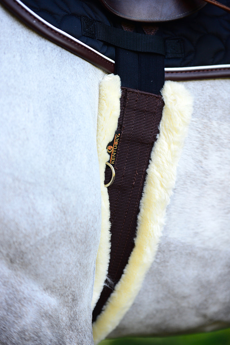 Kentucky Horsewear Sheepskin Girth Brown