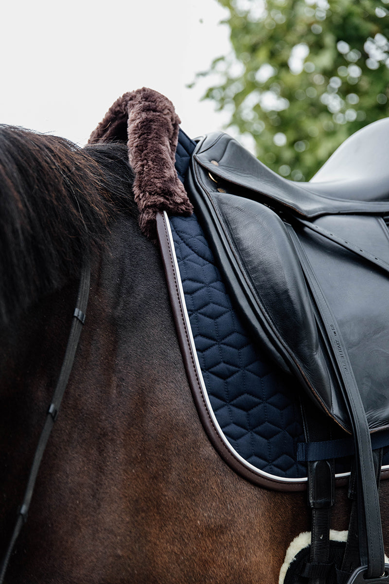 Kentucky Horsewear Skin Friendly Saddle Pad Dressage Star Quilting Navy