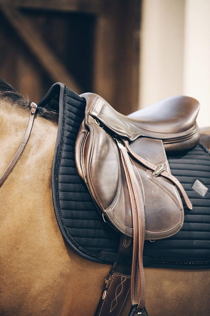 Kentucky Horsewear Pearl Jumping Saddle Pad Black