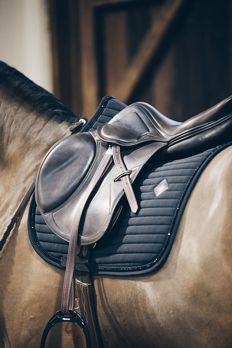 Kentucky Horsewear Pearl Jumping Saddle Pad Black
