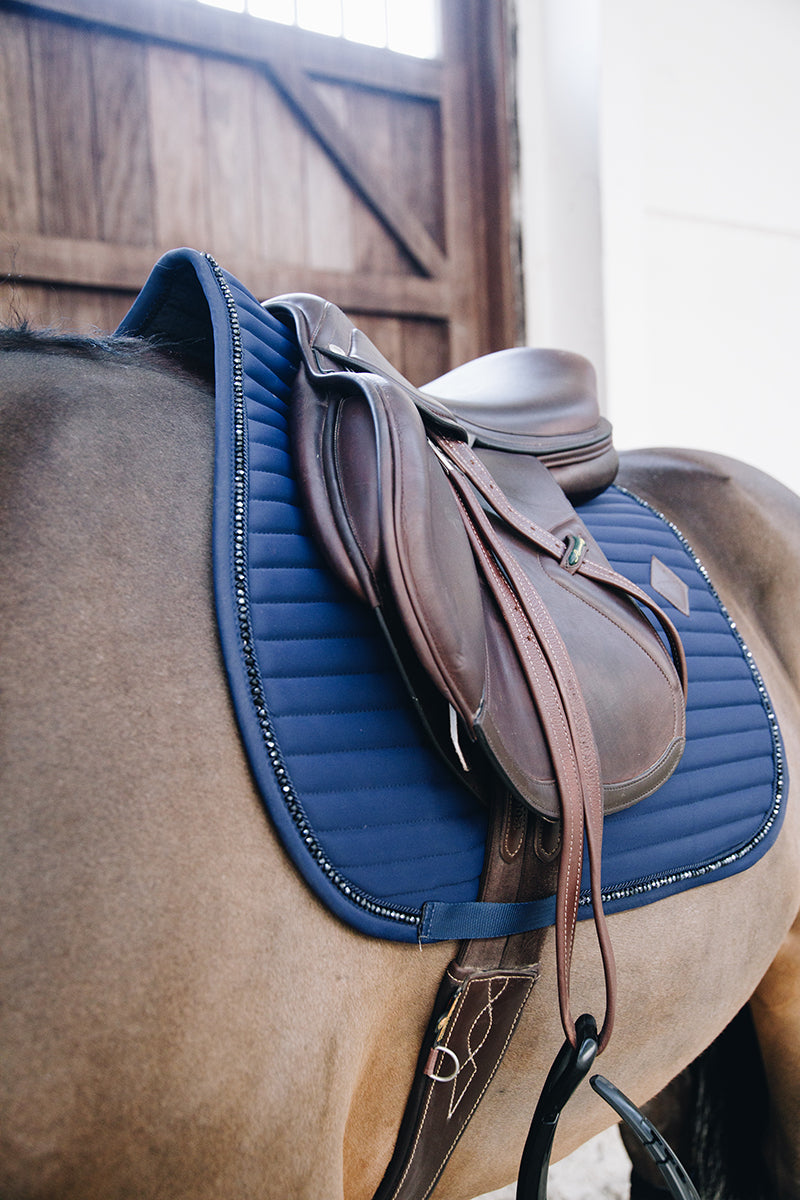 Kentucky Horsewear Pearl Jumping Saddle Pad Navy