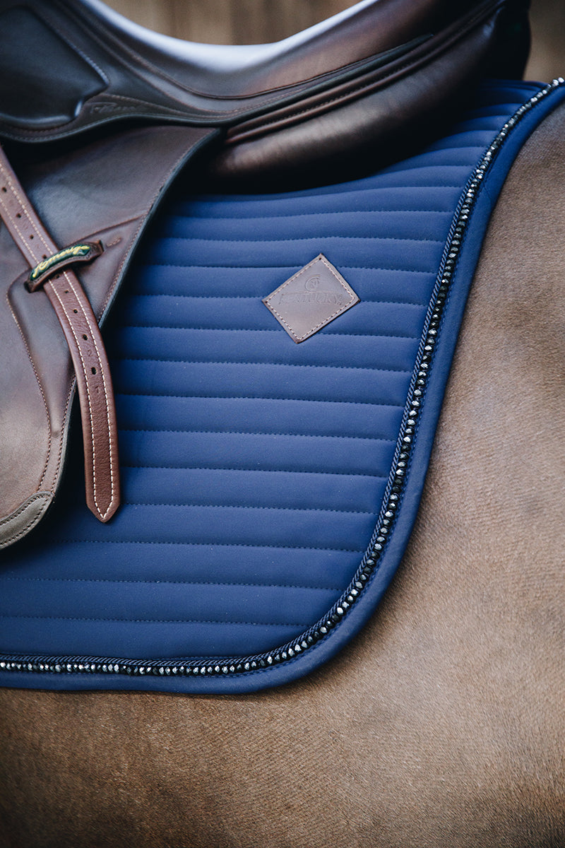 Kentucky Horsewear Pearl Dressage Saddle Pad Navy