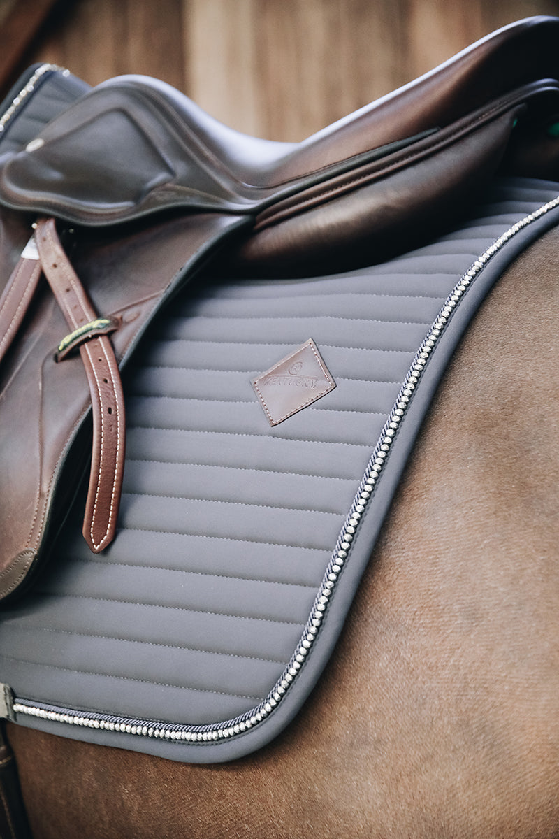 Kentucky Horsewear Pearl Jumping Saddle Pad Grey