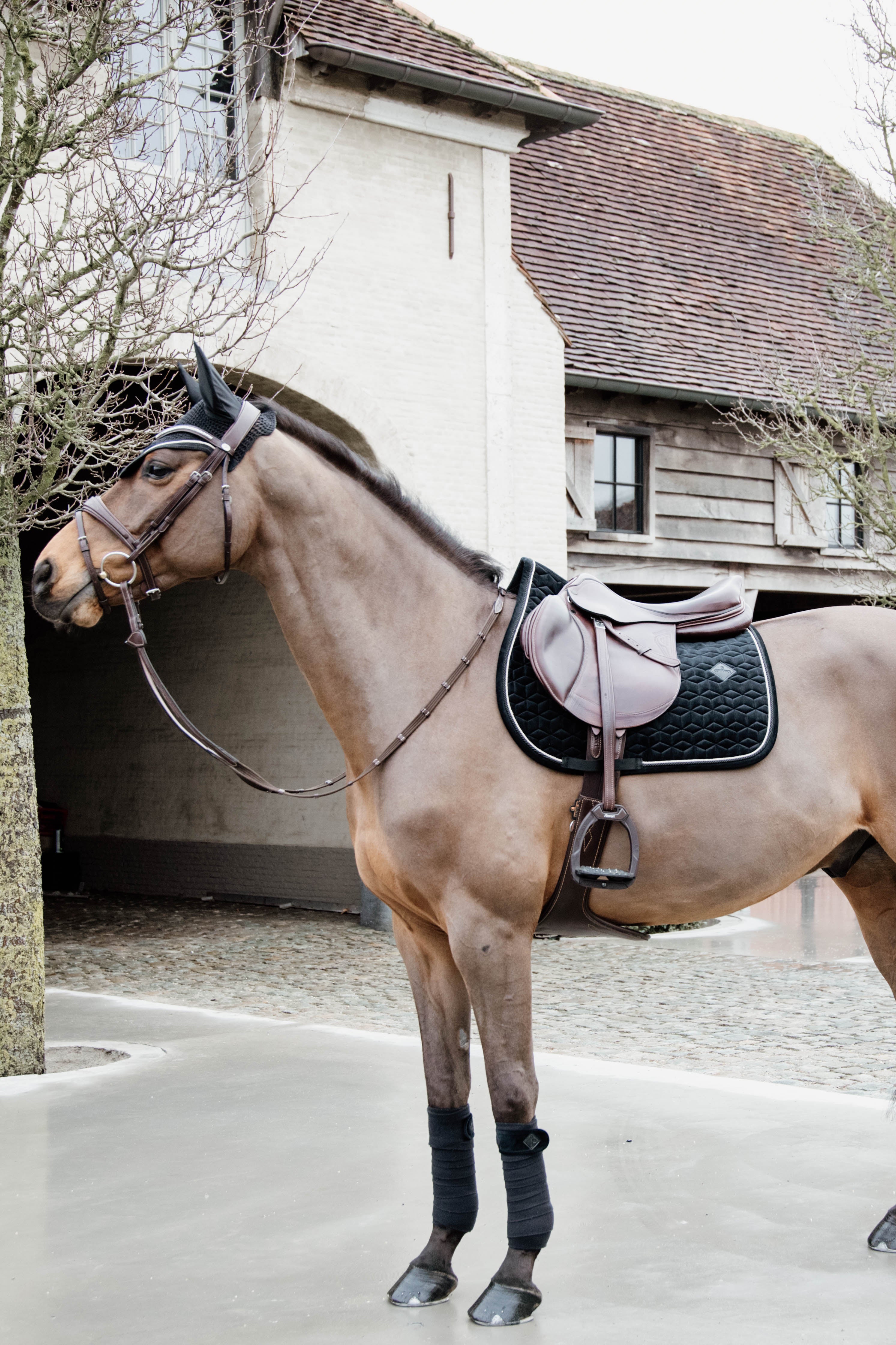 Kentucky Horsewear Basic Velvet Jumping Saddle Pad