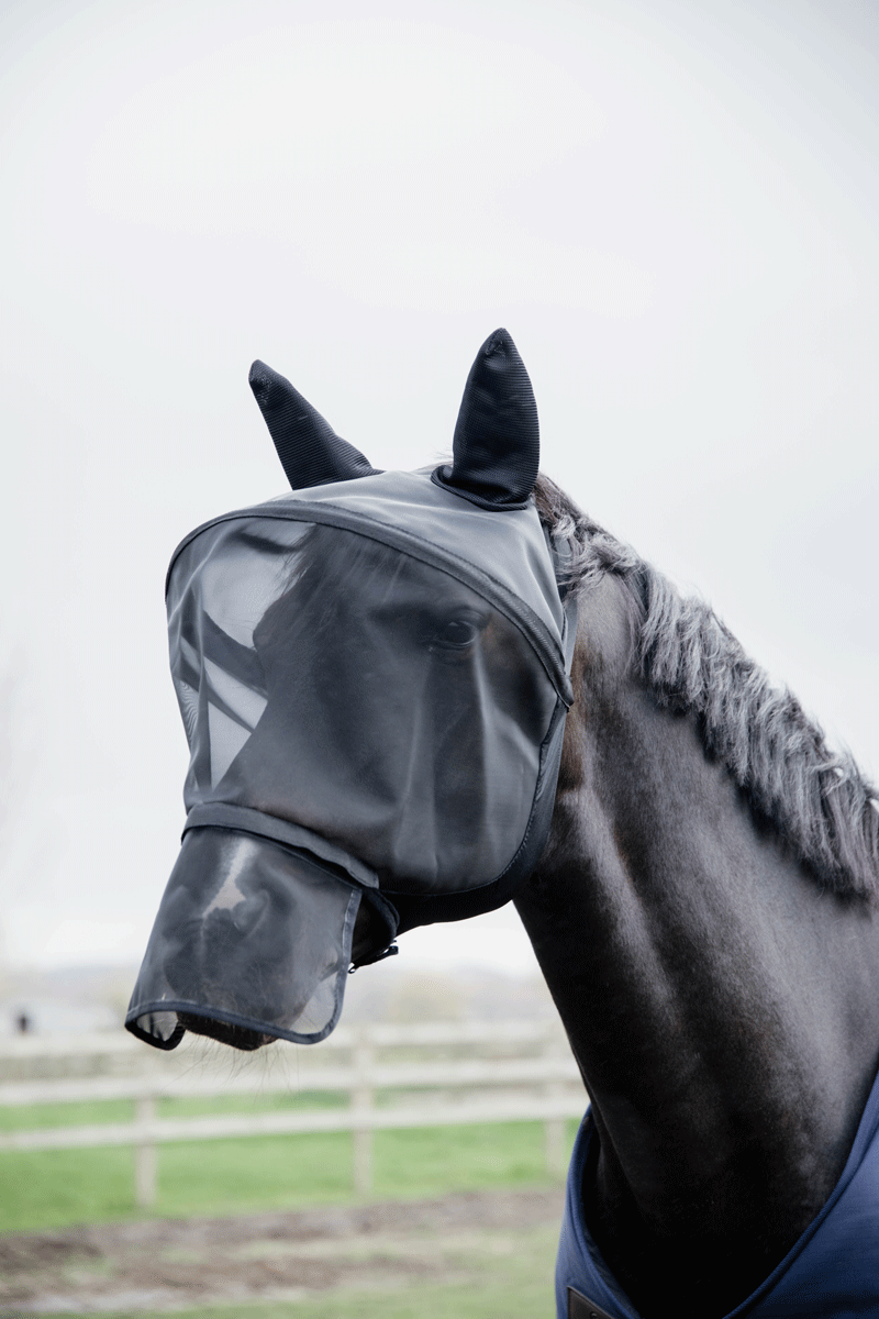 Kentucky Horsewear Fly Mask Pro Black 