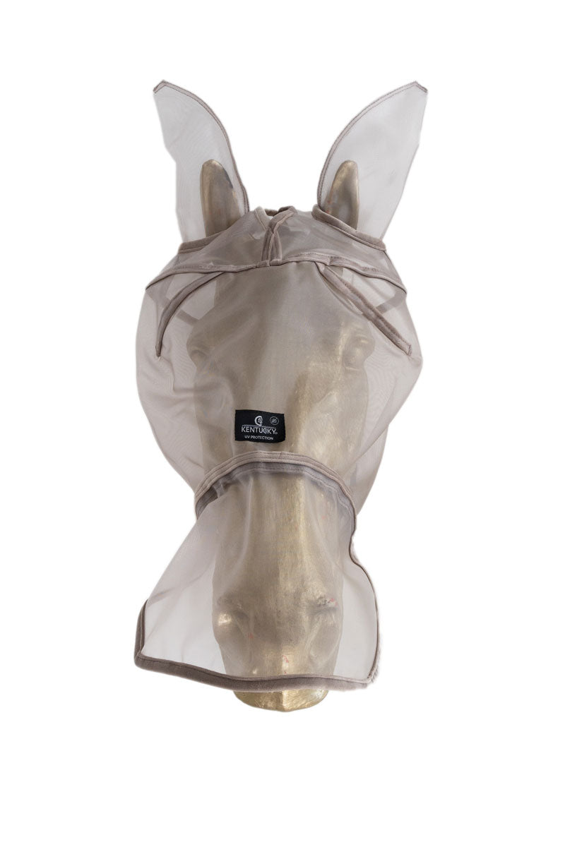 Kentucky Fly Mask Classic with Ears & Nose Beige