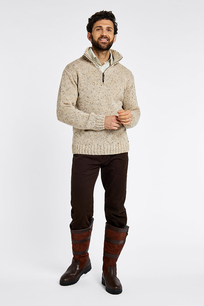 Dubarry Men's Callaghan Sweater Stone