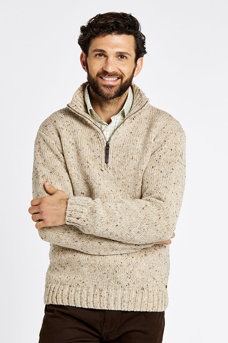 Dubarry Men's Callaghan Sweater Stone