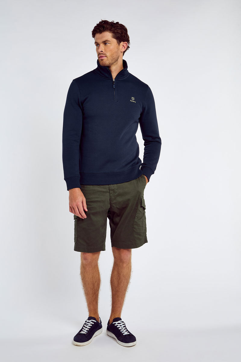 Dubarry Men's Boyce Zip Neck Sweater Navy 