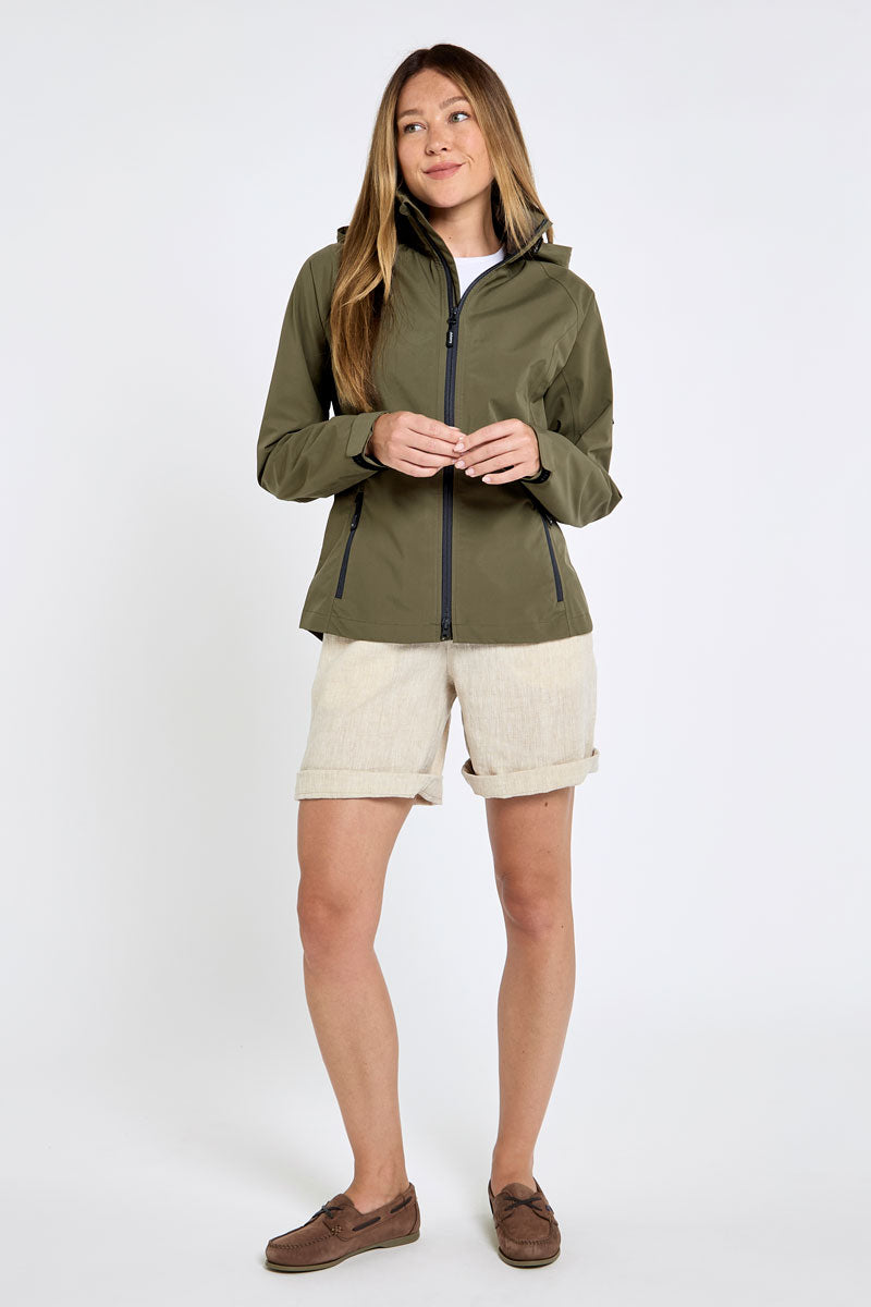 Dubarry Seamills Lightweight Waterproof Jacket Kelp